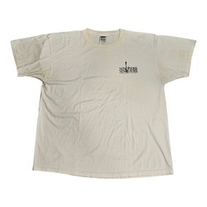 Vintage New York New York Casino Las Vegas‎ Shirt Size XL White 2 Sided Graphics